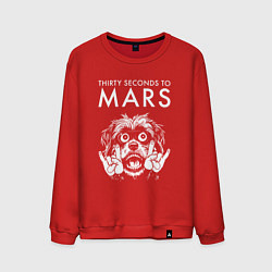 Мужской свитшот Thirty Seconds to Mars rock dog