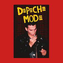 Свитшот хлопковый мужской Depeche Mode Dave, цвет: красный — фото 2