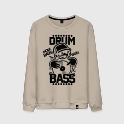 Мужской свитшот Drum n Bass: More Bass