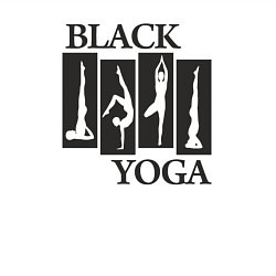 Свитшот хлопковый мужской Yoga black, цвет: белый — фото 2