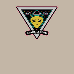 Свитшот хлопковый мужской Космическая легенда, цвет: миндальный — фото 2