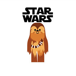 Свитшот хлопковый мужской Чубакка - Звездные войны, цвет: белый — фото 2