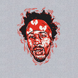 Свитшот хлопковый мужской Wu-Tang RZA, цвет: меланж — фото 2