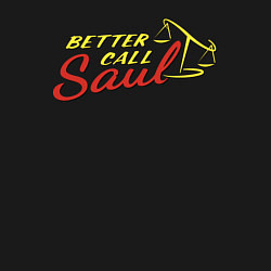 Свитшот хлопковый мужской Better call Saul logo, цвет: черный — фото 2