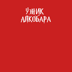 Свитшот хлопковый мужской Узник алкобара, цвет: красный — фото 2