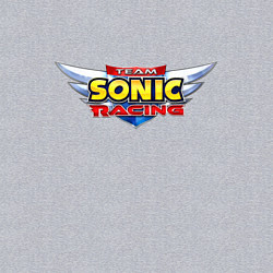 Свитшот хлопковый мужской Team Sonic racing - logo, цвет: меланж — фото 2