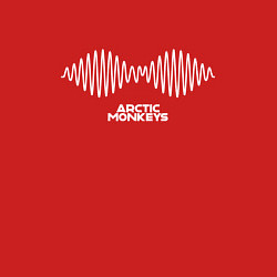 Свитшот хлопковый мужской Arctic Monkeys logo, цвет: красный — фото 2