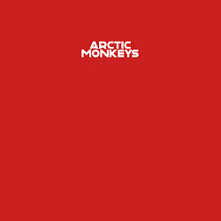 Свитшот хлопковый мужской Arctic Monkeys логотип, цвет: красный — фото 2