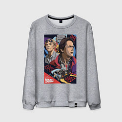 Свитшот хлопковый мужской Marty and doc, цвет: меланж