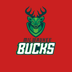 Свитшот хлопковый мужской Milwaukee Bucks NBA, цвет: красный — фото 2