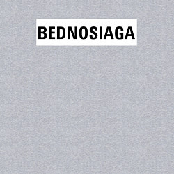 Свитшот хлопковый мужской Bednosiaga white, цвет: меланж — фото 2