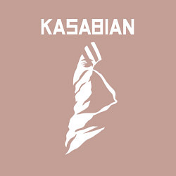 Свитшот хлопковый мужской Kasabian - logo, цвет: пыльно-розовый — фото 2