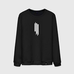 Свитшот хлопковый мужской Skrillex - logo, цвет: черный