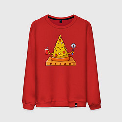 Мужской свитшот Pizza yoga