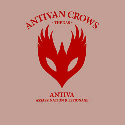 Свитшот хлопковый мужской Antivan Crows - Dragon Age, цвет: пыльно-розовый — фото 2