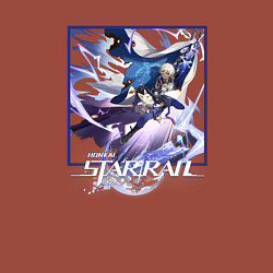 Свитшот хлопковый мужской Арлан хонкай, цвет: кирпичный — фото 2