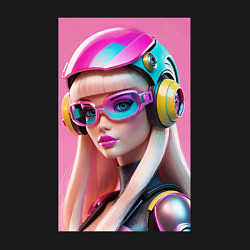 Свитшот хлопковый мужской Sweet Barbie - cyberpunk, цвет: черный — фото 2