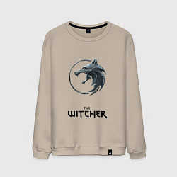 Свитшот хлопковый мужской The witcher ciri, цвет: миндальный