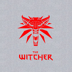 Свитшот хлопковый мужской The witcher games, цвет: меланж — фото 2