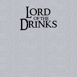 Свитшот хлопковый мужской Lord of the drinks logo, цвет: меланж — фото 2