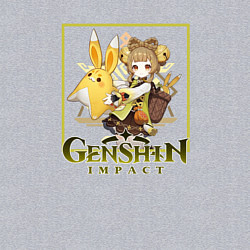 Свитшот хлопковый мужской Яо Яо, цвет: меланж — фото 2