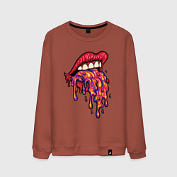 Мужской свитшот Crazy lips