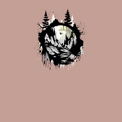 Свитшот хлопковый мужской Прыжок через медведя, цвет: пыльно-розовый — фото 2