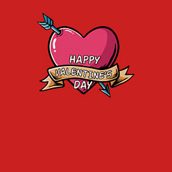 Свитшот хлопковый мужской Счастливого дня Валентина, цвет: красный — фото 2