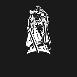 Свитшот хлопковый мужской Советский Воин - освободитель, цвет: черный — фото 2