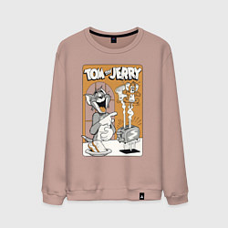Мужской свитшот Том и Джерри - тосты