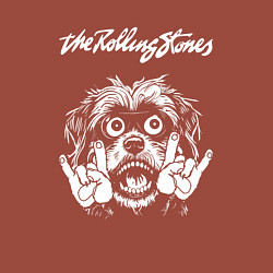 Свитшот хлопковый мужской Rolling Stones rock dog, цвет: кирпичный — фото 2