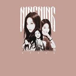 Свитшот хлопковый мужской Ningning Idol, цвет: пыльно-розовый — фото 2