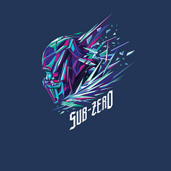 Свитшот хлопковый мужской Саб-Зиро Мортал Комбат, цвет: тёмно-синий — фото 2