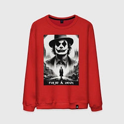 Мужской свитшот Movie Joker - folie a deux meme