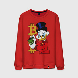 Мужской свитшот Duck tales - Scrooge bitcoin