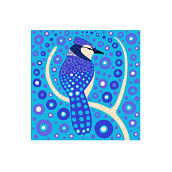 Свитшот хлопковый мужской Сойка, цвет: белый — фото 2