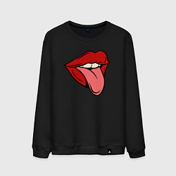 Мужской свитшот Girl lips