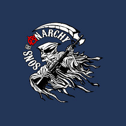 Свитшот хлопковый мужской Logo Sons Of Anarchy, цвет: тёмно-синий — фото 2
