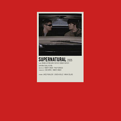 Свитшот хлопковый мужской Supernatural - Винчестеры, цвет: красный — фото 2