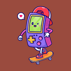 Свитшот хлопковый мужской Tetris skater, цвет: кирпичный — фото 2