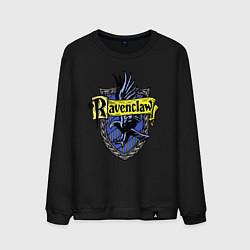 Свитшот хлопковый мужской Ravenclaw emblem, цвет: черный