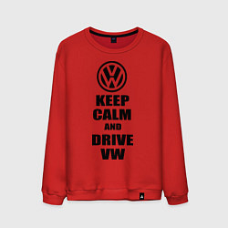 Мужской свитшот Keep Calm & Drive VW
