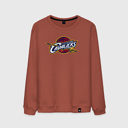 Свитшот хлопковый мужской Cleveland Cavaliers, цвет: кирпичный