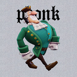 Свитшот хлопковый мужской Остров сокровищ - Ливси идет под фонк, цвет: меланж — фото 2