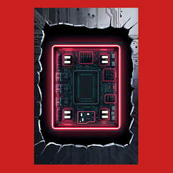 Свитшот хлопковый мужской Что внутри, цвет: красный — фото 2