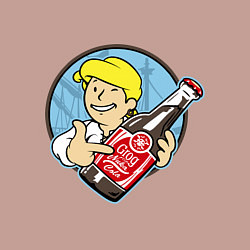 Свитшот хлопковый мужской Vault Guybrush, цвет: пыльно-розовый — фото 2