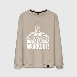 Мужской свитшот Arnold - hasta la vista workout