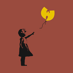 Свитшот хлопковый мужской Wu-Tang Banksy, цвет: кирпичный — фото 2