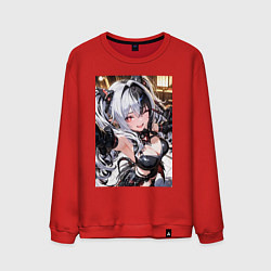 Свитшот хлопковый мужской Jetavie Punishing Gray Raven, цвет: красный