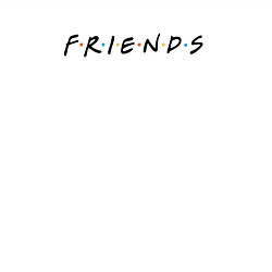 Свитшот хлопковый мужской Friends, цвет: белый — фото 2